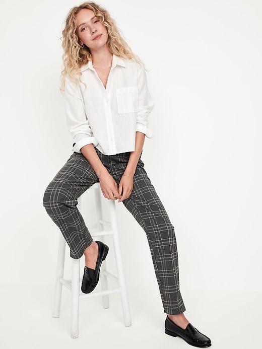 Extra High-Waisted Taylor Relaxed Slim Trouser Pants Product Image