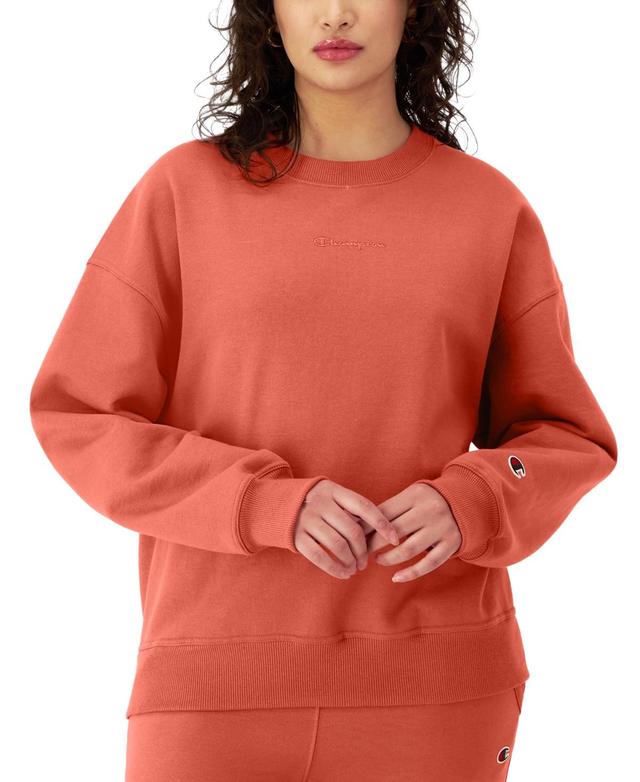 Champion Womens Powerblend Fleece Crewneck Sweatshirt Product Image