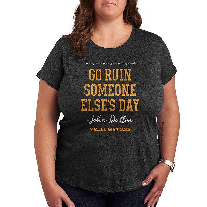 Plus Yellowstone Someone Elses Day Graphic Tee, Womens Product Image