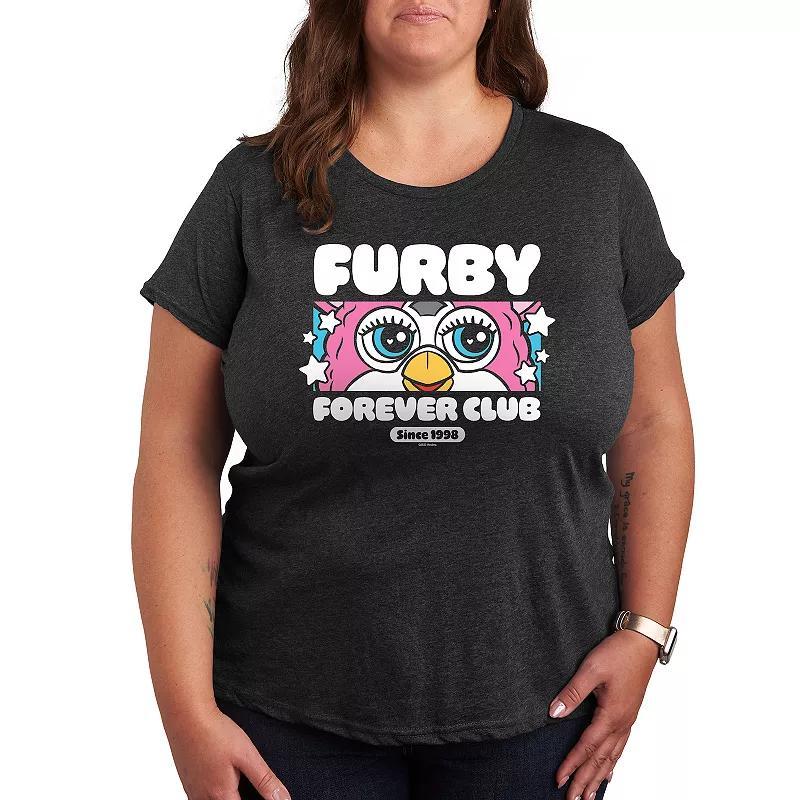 Plus Furby Forever Club Graphic Tee, Womens Product Image