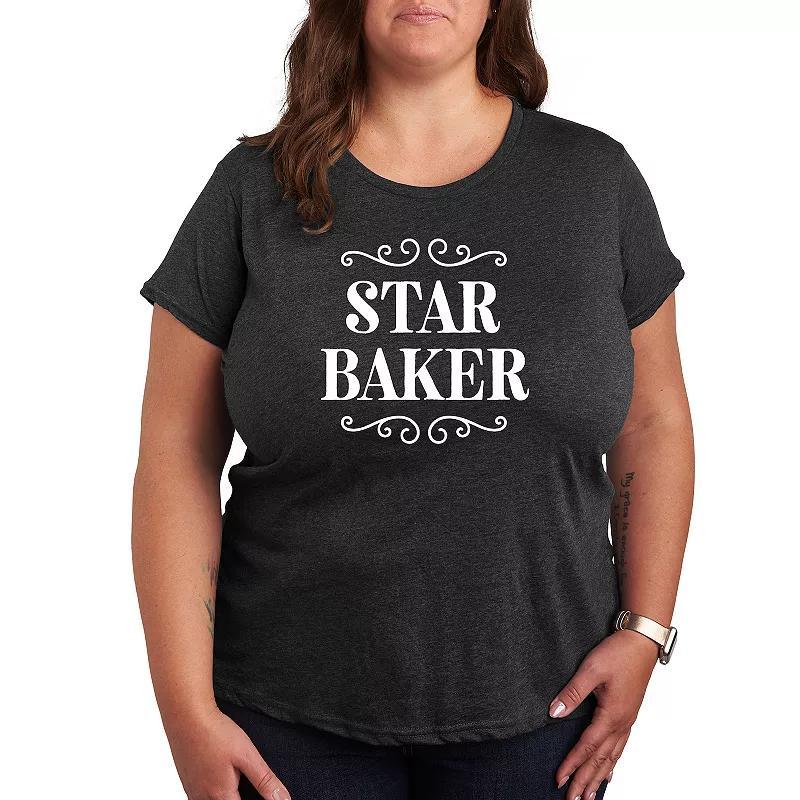 Plus Star Baker Graphic Tee, Womens Product Image