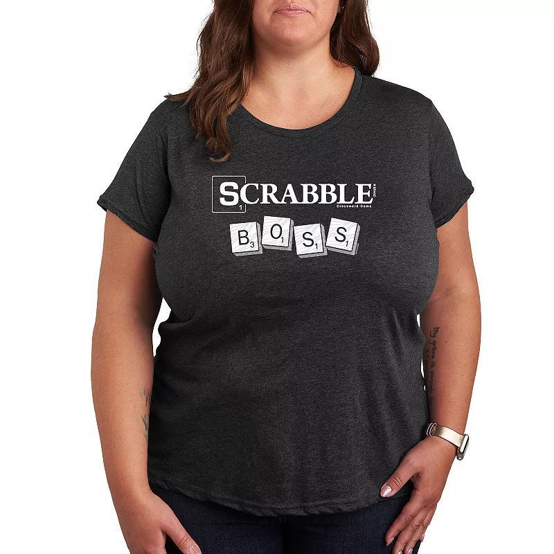 Plus Scrabble Scrabble Boss Graphic Tee by Hasbro, Womens Product Image