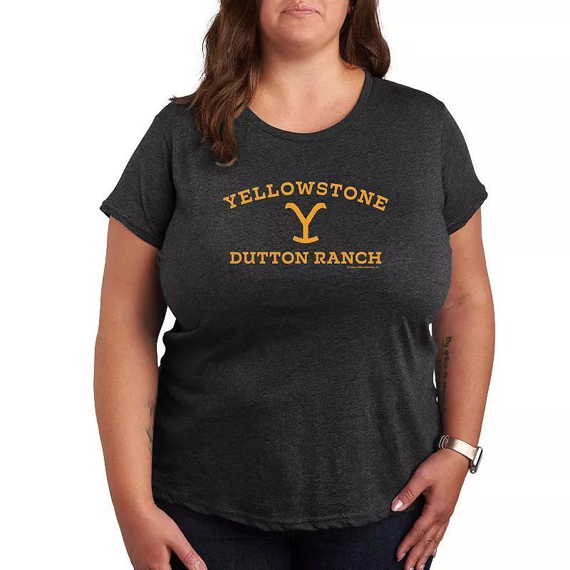 Plus Yellowstone Y Dutton Ranch Logo Graphic Tee, Womens Product Image