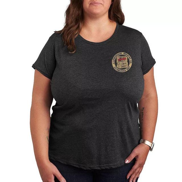 Plus Leinenkugels Beer Case Graphic Tee, Womens Dark Grey Product Image