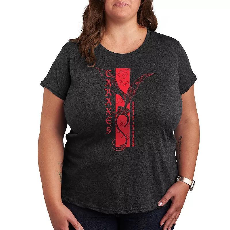 Plus House of the Dragon Caraxes Graphic Tee, Womens Product Image