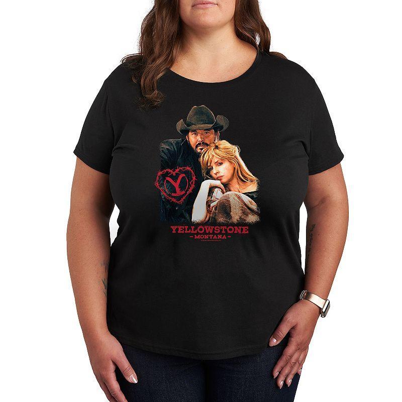 Plus Yellowstone Rip And Beth Graphic Tee, Womens Product Image