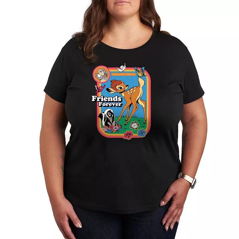 Disneys Bambi Plus Friends Forever Graphic Tee, Womens Product Image