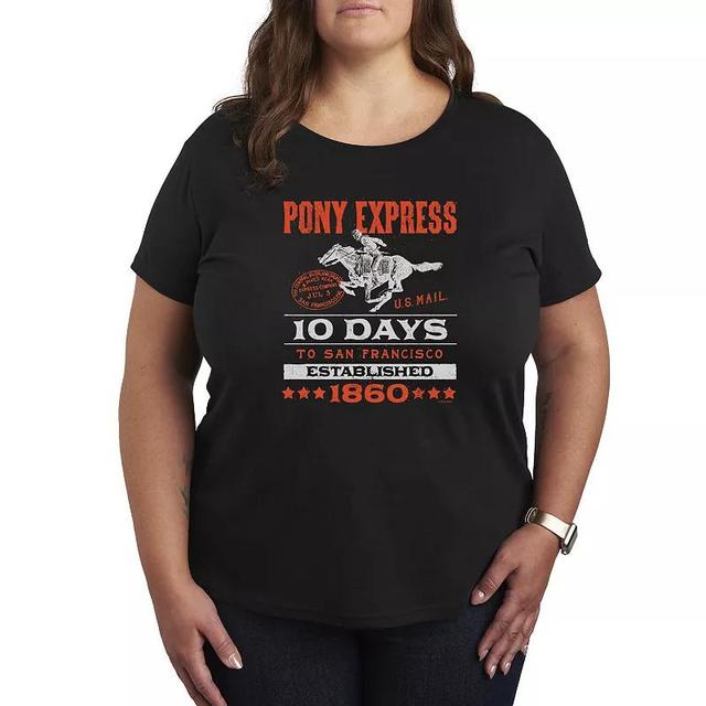 Plus Size USPS Pony 10 Days Graphic Tee, Womens Product Image