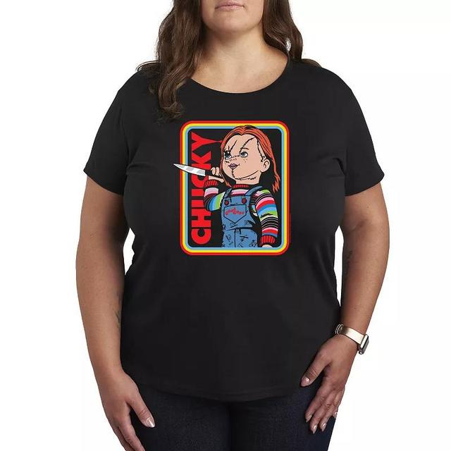 Plus Size Chucky Retro Graphic Tee, Womens Product Image