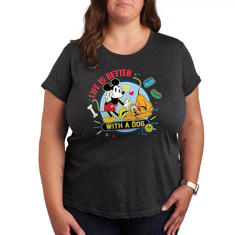 Plus Peanuts Snoopy Clover Dance Graphic Tee, Womens Product Image