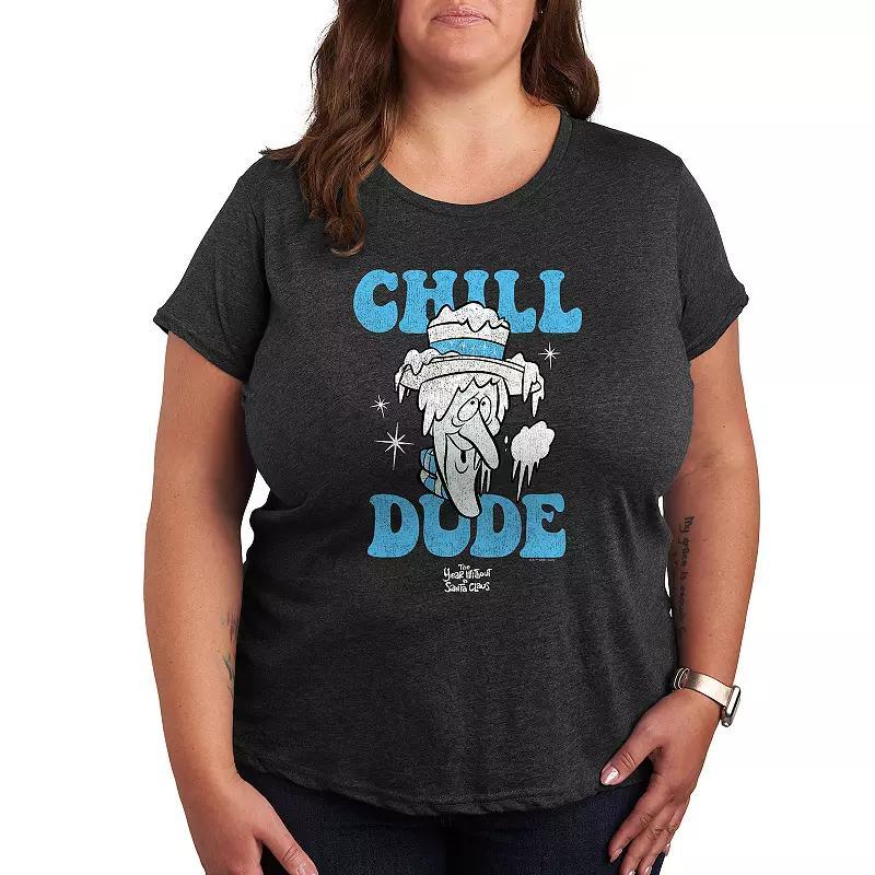 Plus The Year Without Santa Claus Snow Miser Chill Dude Graphic Tee, Womens Product Image