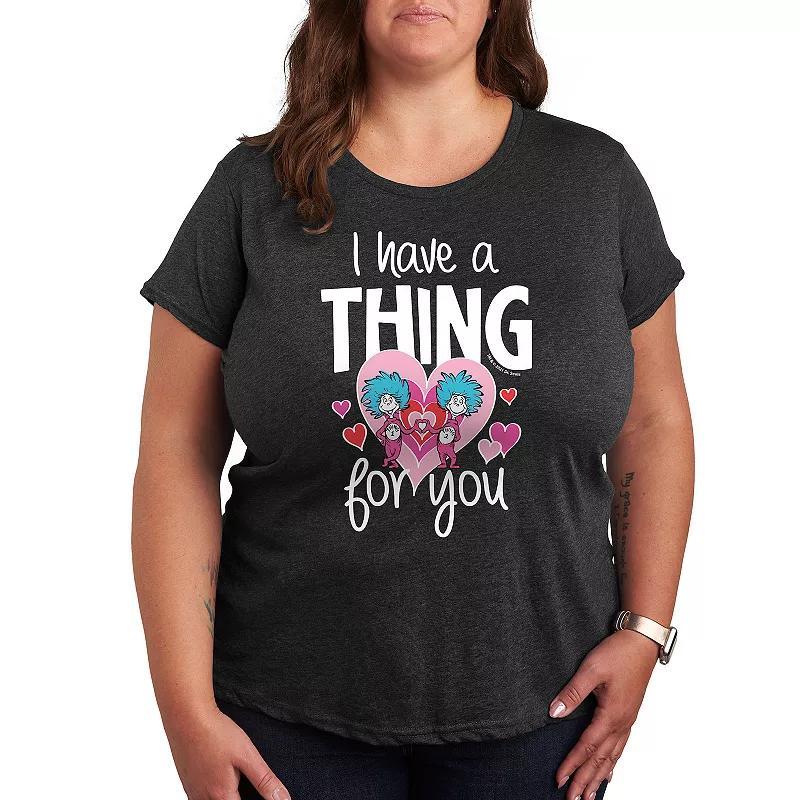 Plus Size Dr. Seuss I Have A Thing For You Graphic Tee, Womens Product Image