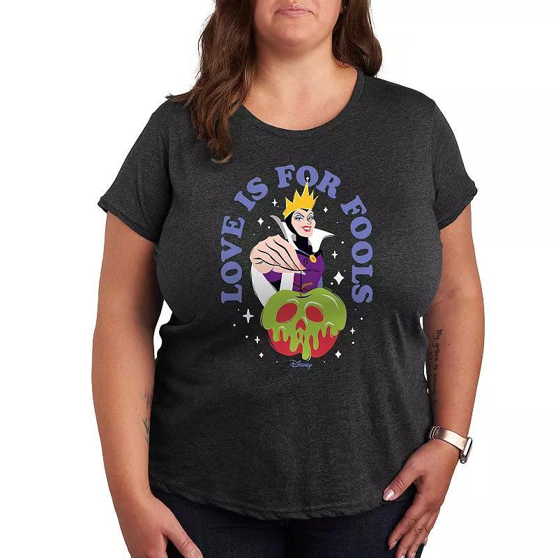 Plus Sesame Street Space Graphic Tee, Womens Heather Grey Product Image