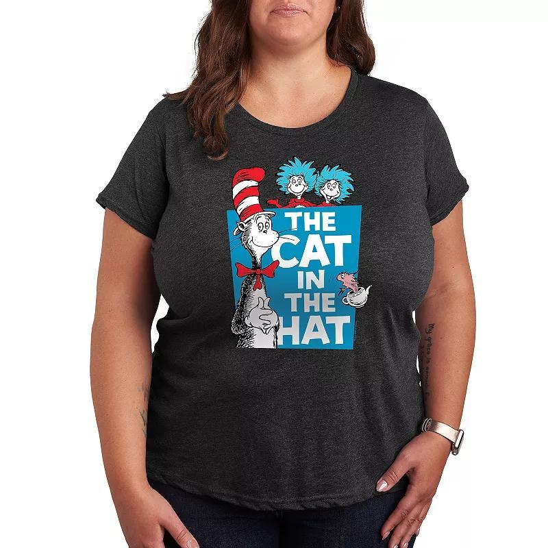 Plus Dr. Seuss Cat In The Hat Graphic Tee, Womens Product Image