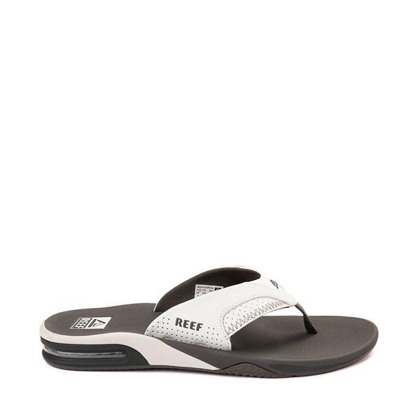 Mens Reef Fanning Sandal - Grey / White Product Image