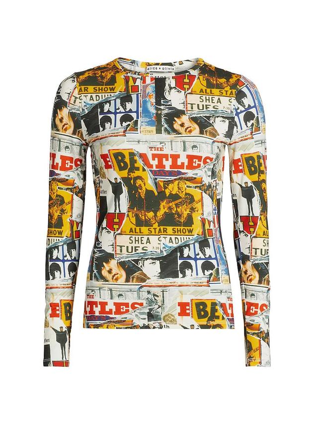 Womens A + O x The Beatles Delania Top Product Image