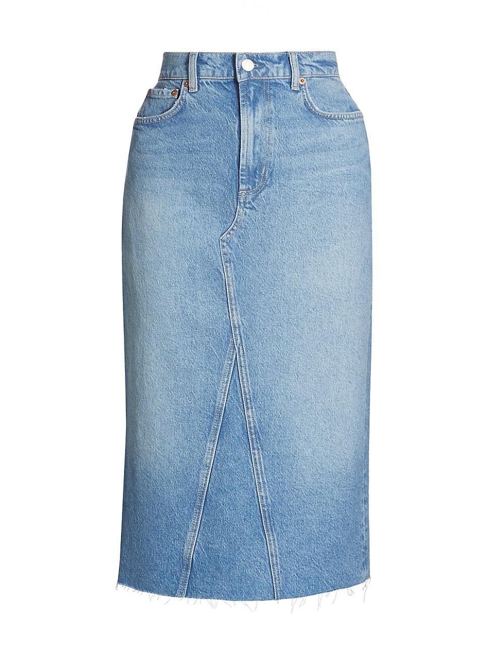 Womens Highland Denim Skirt Product Image