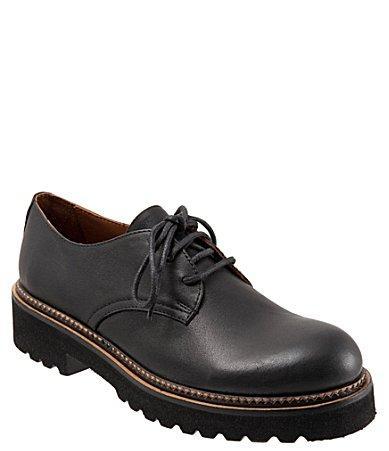 Bueno Andi Leather Platform Lug Sole Oxfords Product Image