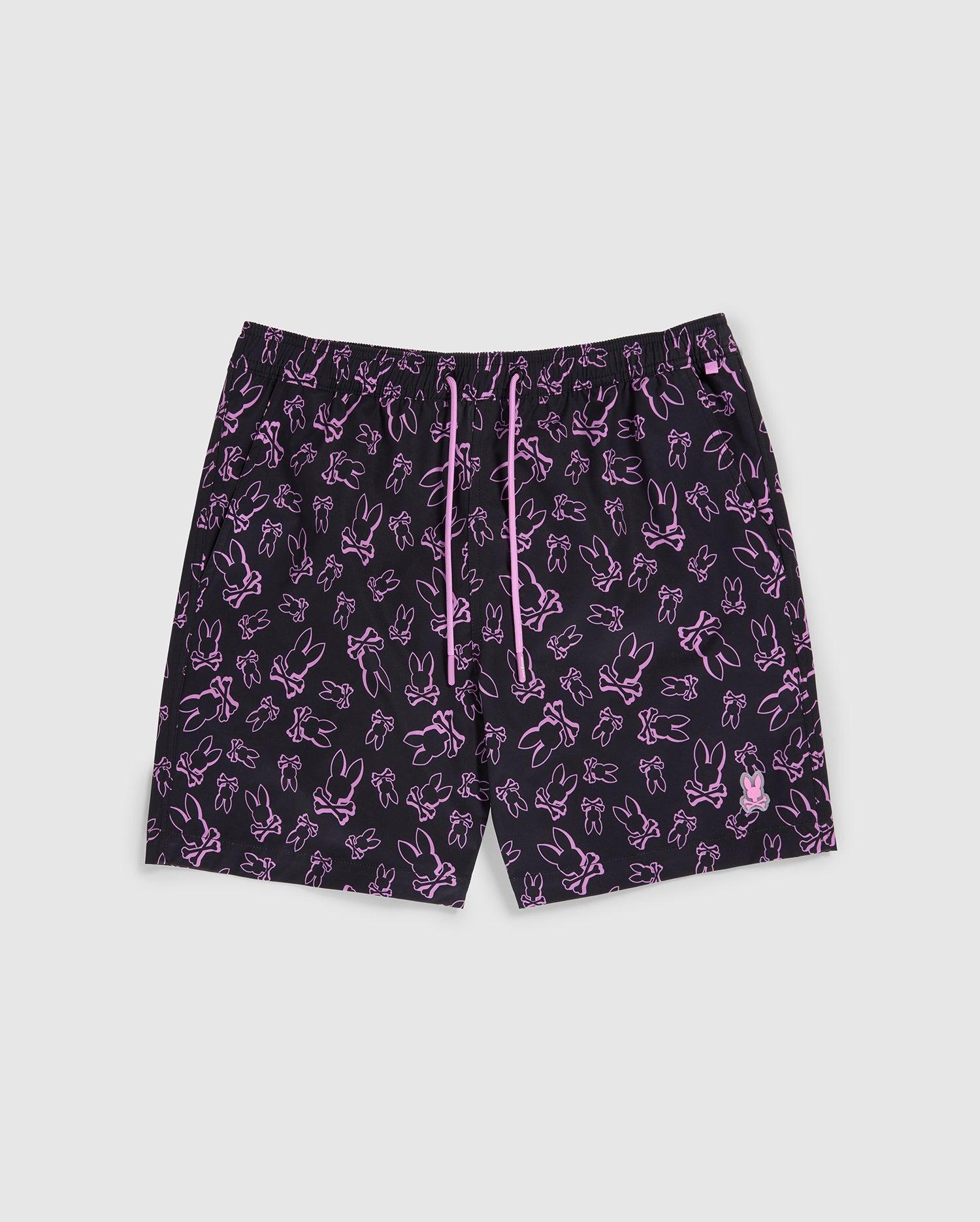 Psycho Bunny Mens Rendon Print Swim Trunk Product Image