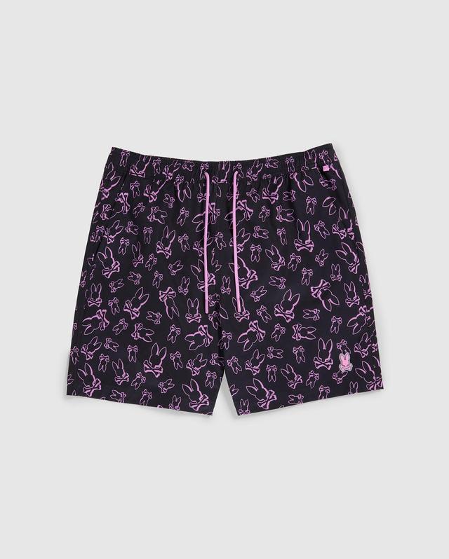 Psycho Bunny Mens Rendon Print Swim Trunk Product Image