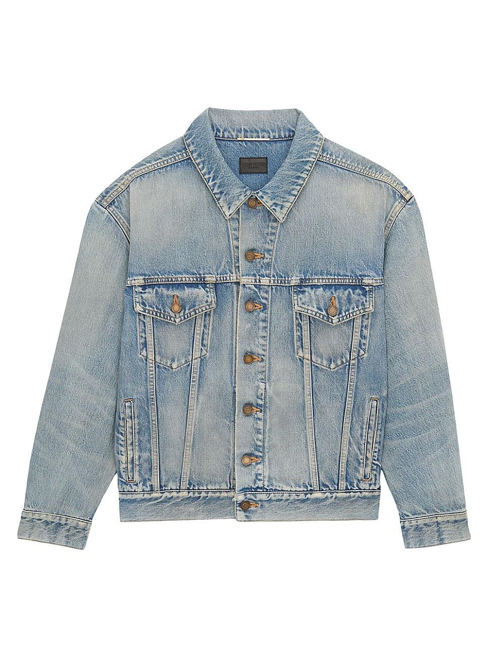 Womens Oversized Jacket In Denim product image