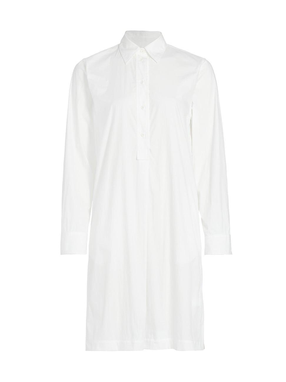 Womens Cloe Cotton-Blend Poplin Shirtdress Product Image