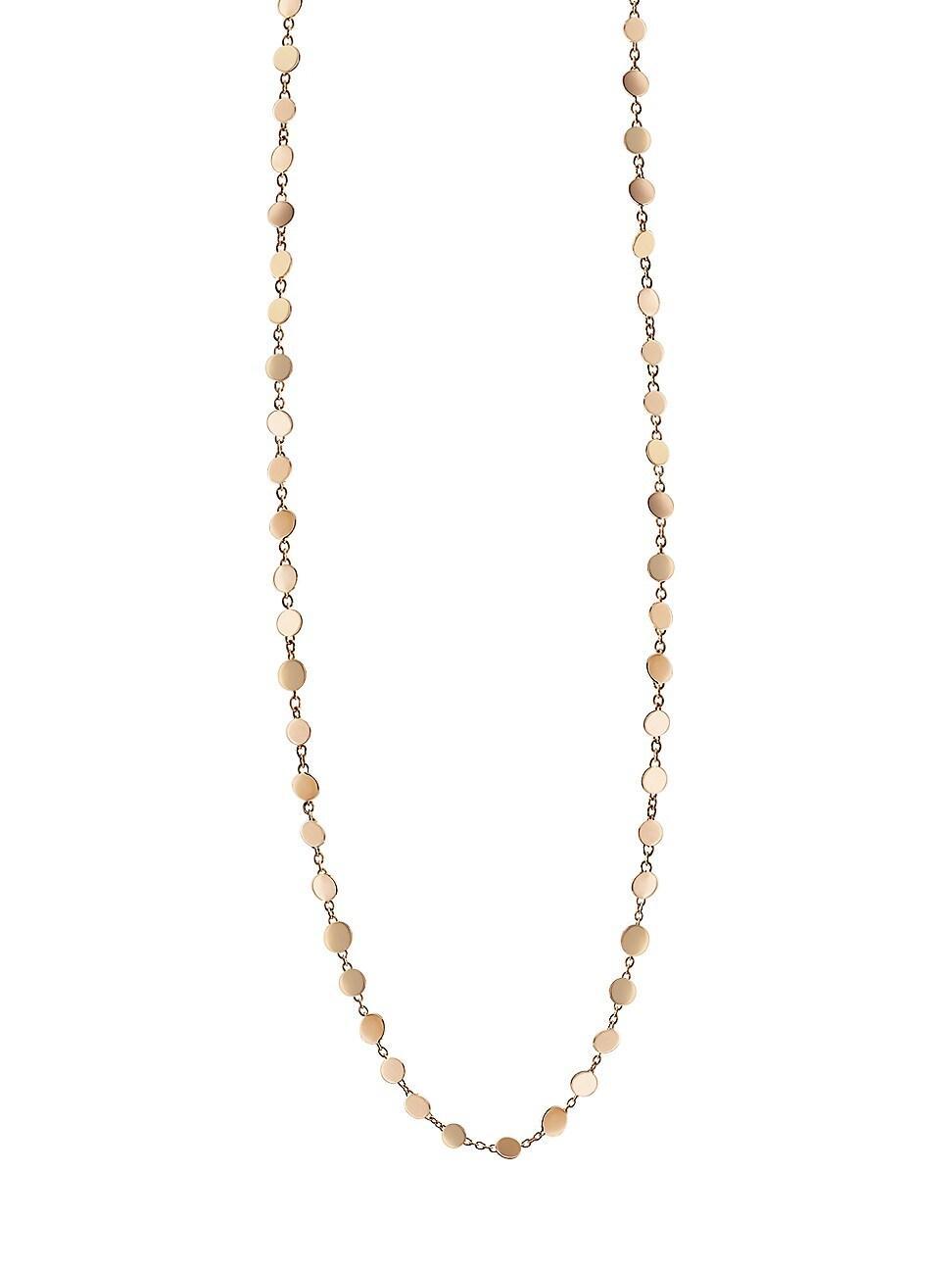 Womens Luce 18K Rose Gold Chain Necklace Product Image