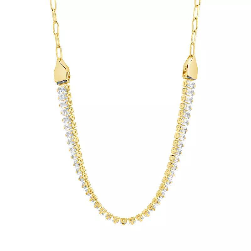 MC Collective Sarai Chain Necklace, Womens Silver Tone Product Image