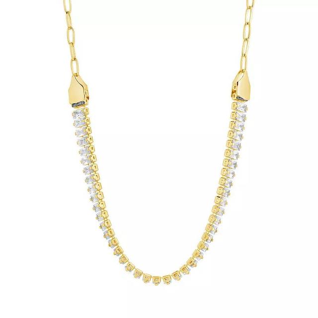 MC Collective Sarai Chain Necklace, Womens Silver Tone Product Image