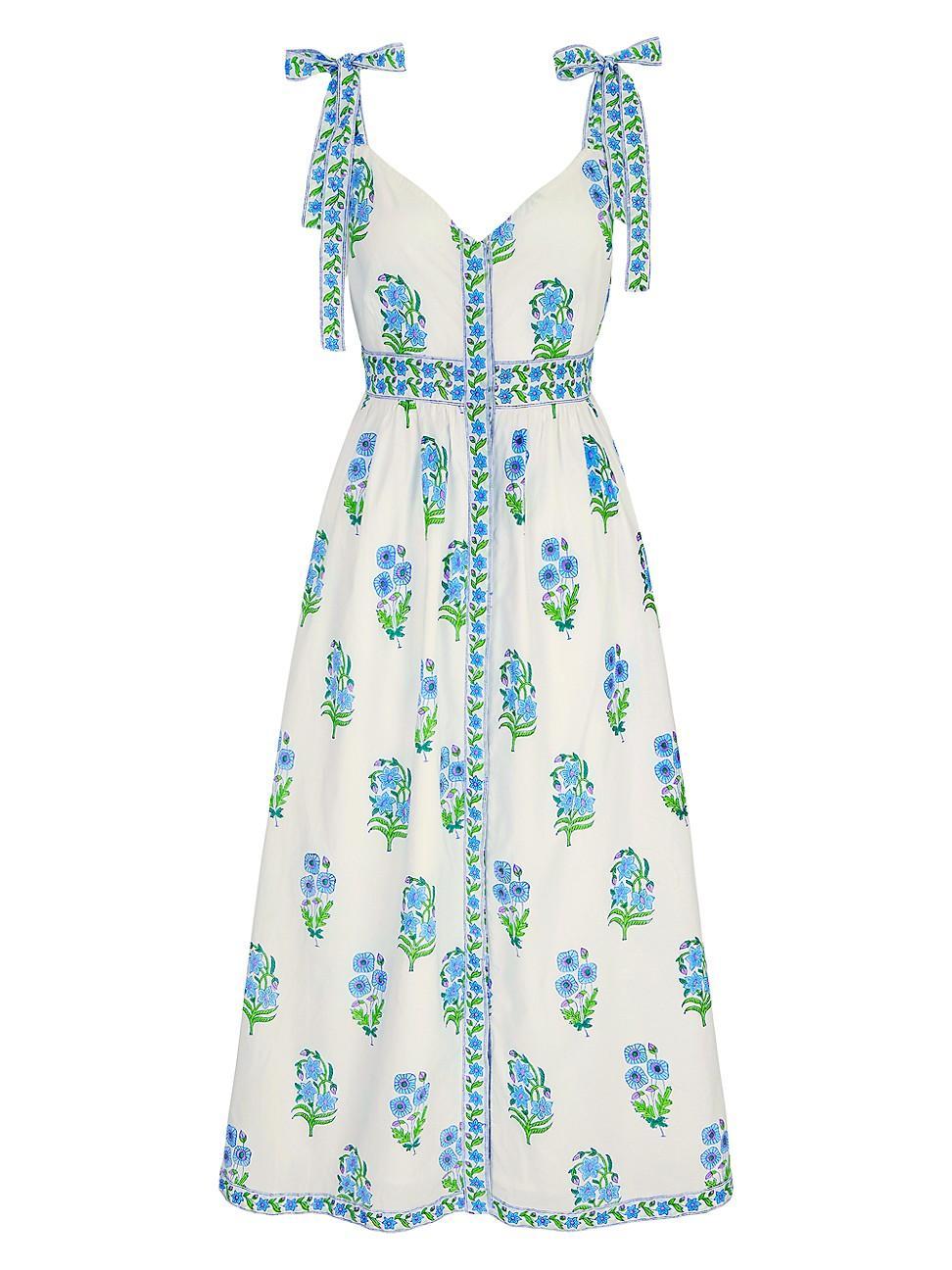 Womens Cyan Magnolia Maree Dress Product Image