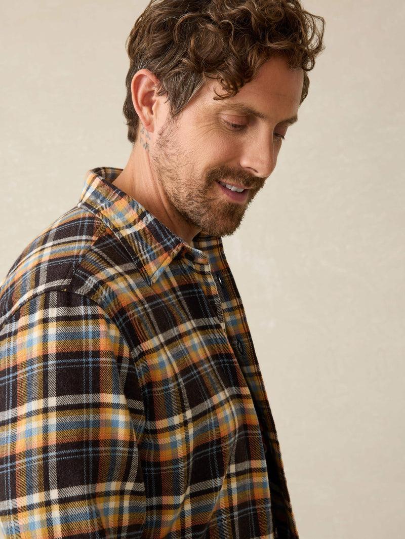 Super Brushed Flannel - Walnut Wood Plaid Product Image