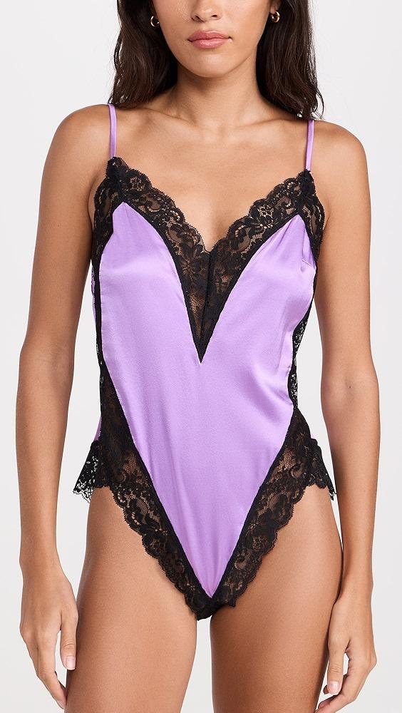 Fleur du Mal Venus Lace Teddy | Shopbop Product Image