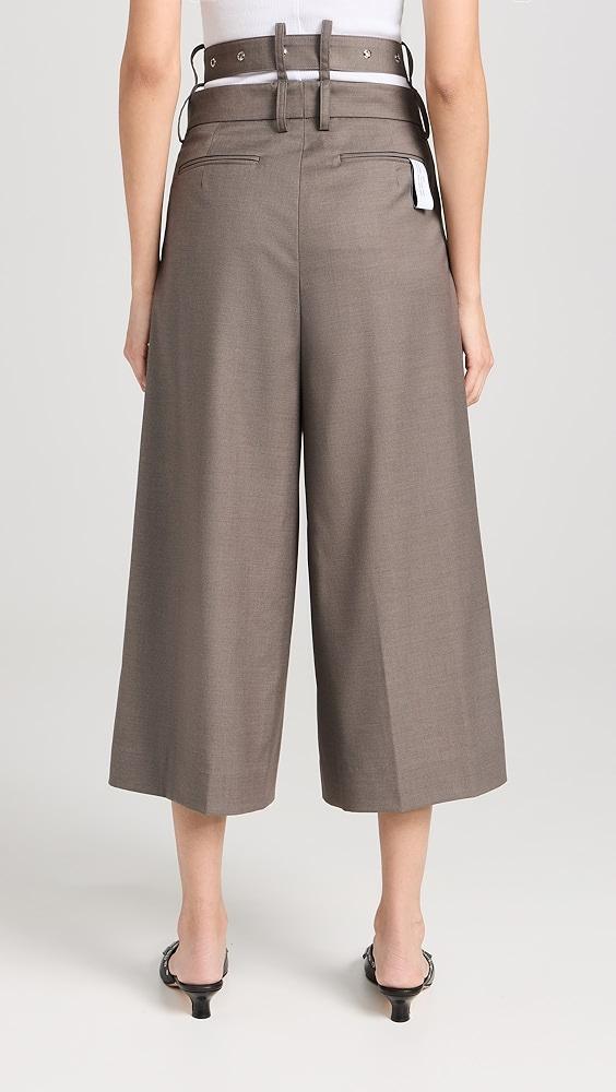 ROKH Belt Detailed Culotte Trousers | Shopbop Product Image