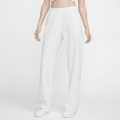 Nike Sportswear Chill Terry Women's Mid-Rise French Terry Open-Hem Sweatpants Product Image