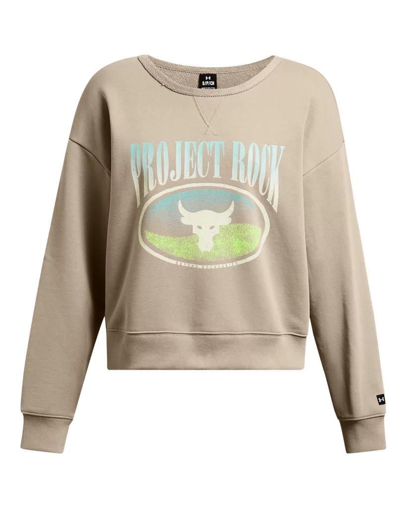 Women's Project Rock Heavyweight Terry Long Sleeve Product Image