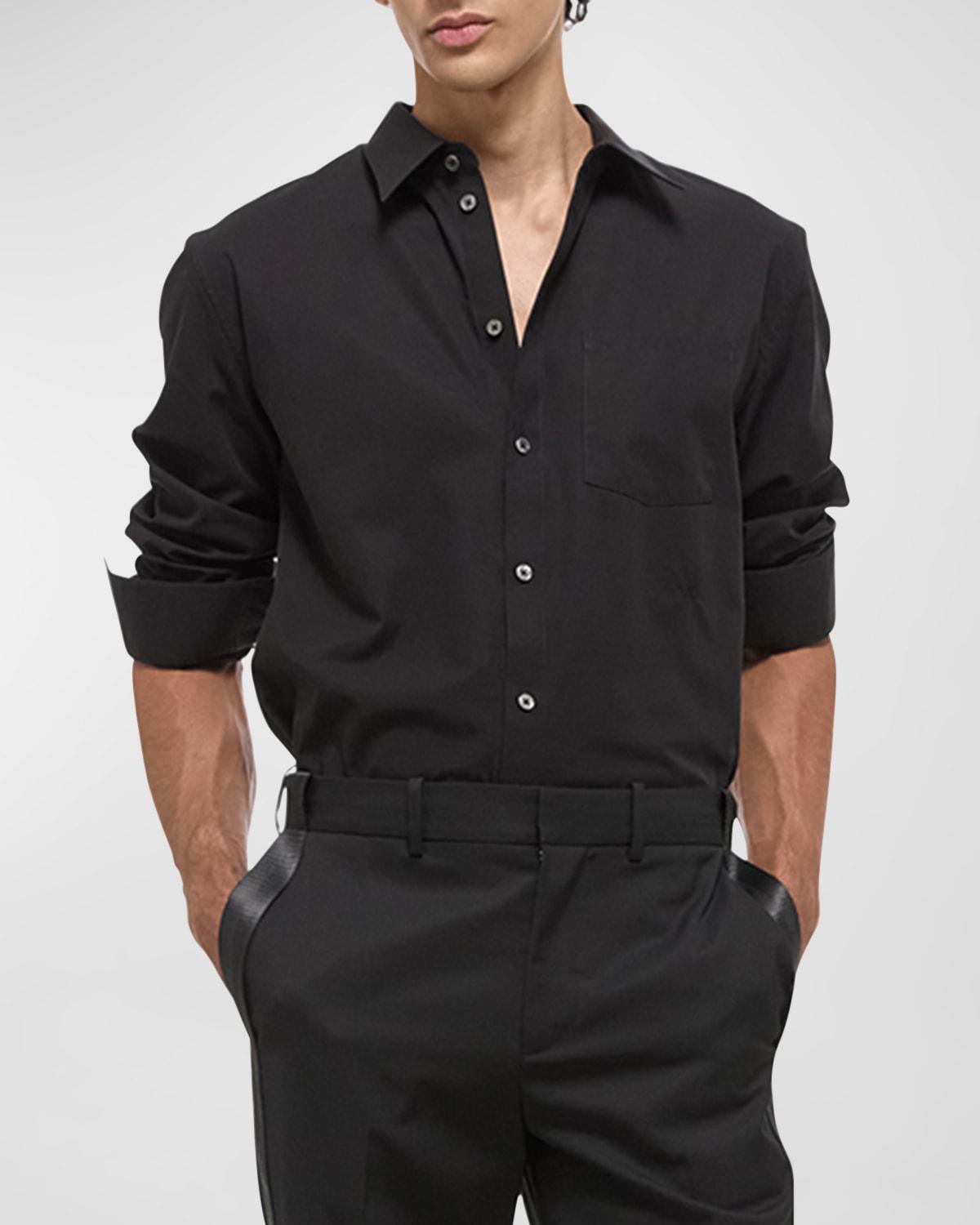 Mens Classic Button-Down Soft Cotton Shirt Product Image