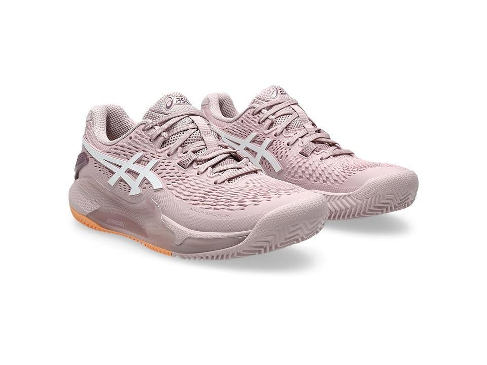 ASICS Women's GEL-Resolution 9 Clay (Watershed Rose/White) Women's Shoes Product Image