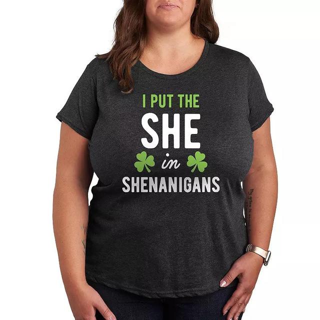 Plus I Put She in Shenanigans Graphic Tee, Womens Product Image