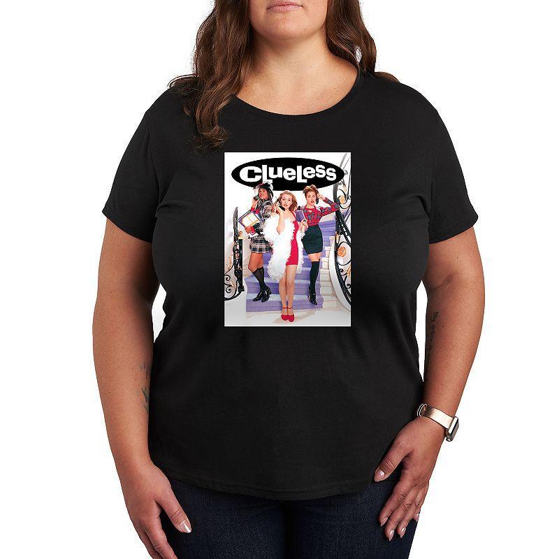 Plus Clueless Poster Graphic Tee, Womens Product Image