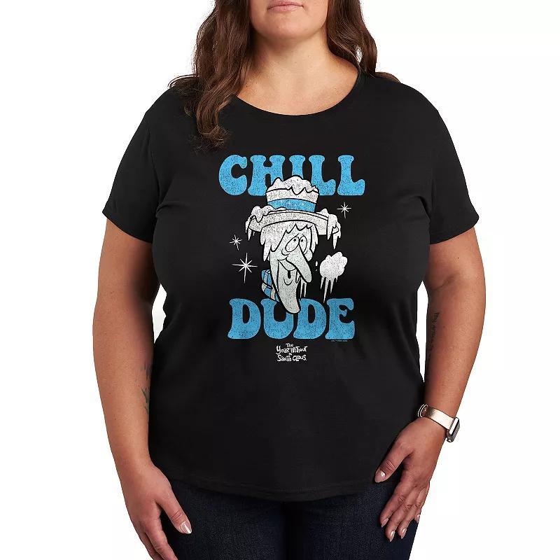 Plus The Year Without Santa Claus Snow Miser Chill Dude Graphic Tee, Womens Product Image