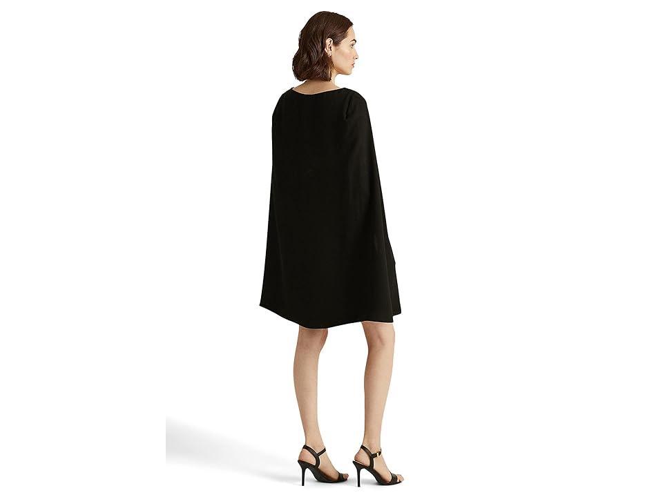 Lauren Ralph Lauren Cape Georgette Cocktail Dress Women's Dress Product Image