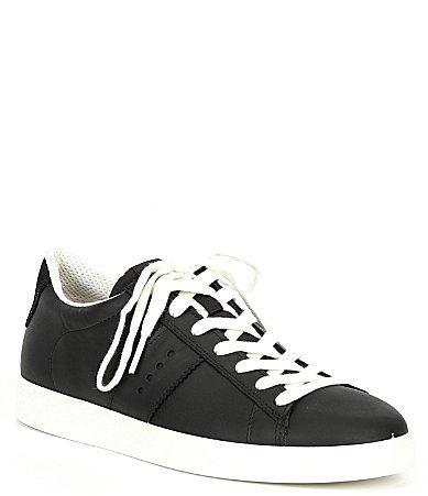 Ecco Womens Street Lite Retro Sneakers - White Product Image