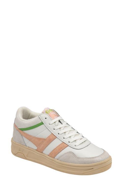 Gola Swerve (White/Pearl Pink/Patina Green) Women's Shoes Product Image