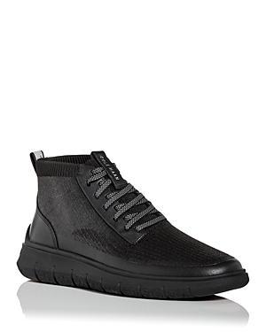 Cole Haan Mens Generation Zergrand High Top Sneaker - Black Size 8.5 Water-Resistant Product Image