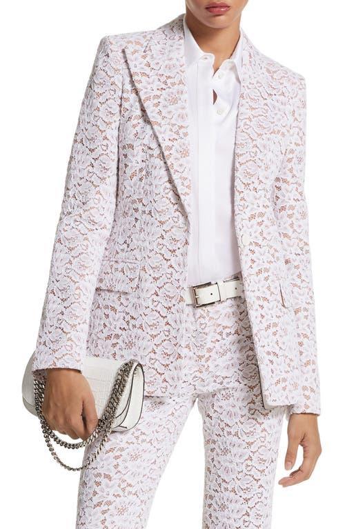 Georgina Corded Floral Lace Blazer Jacket Product Image