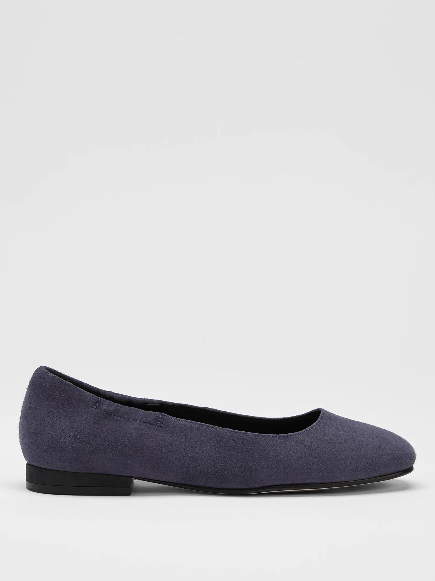 EILEEN FISHER Selle Suede Ballet Flatfemale Product Image