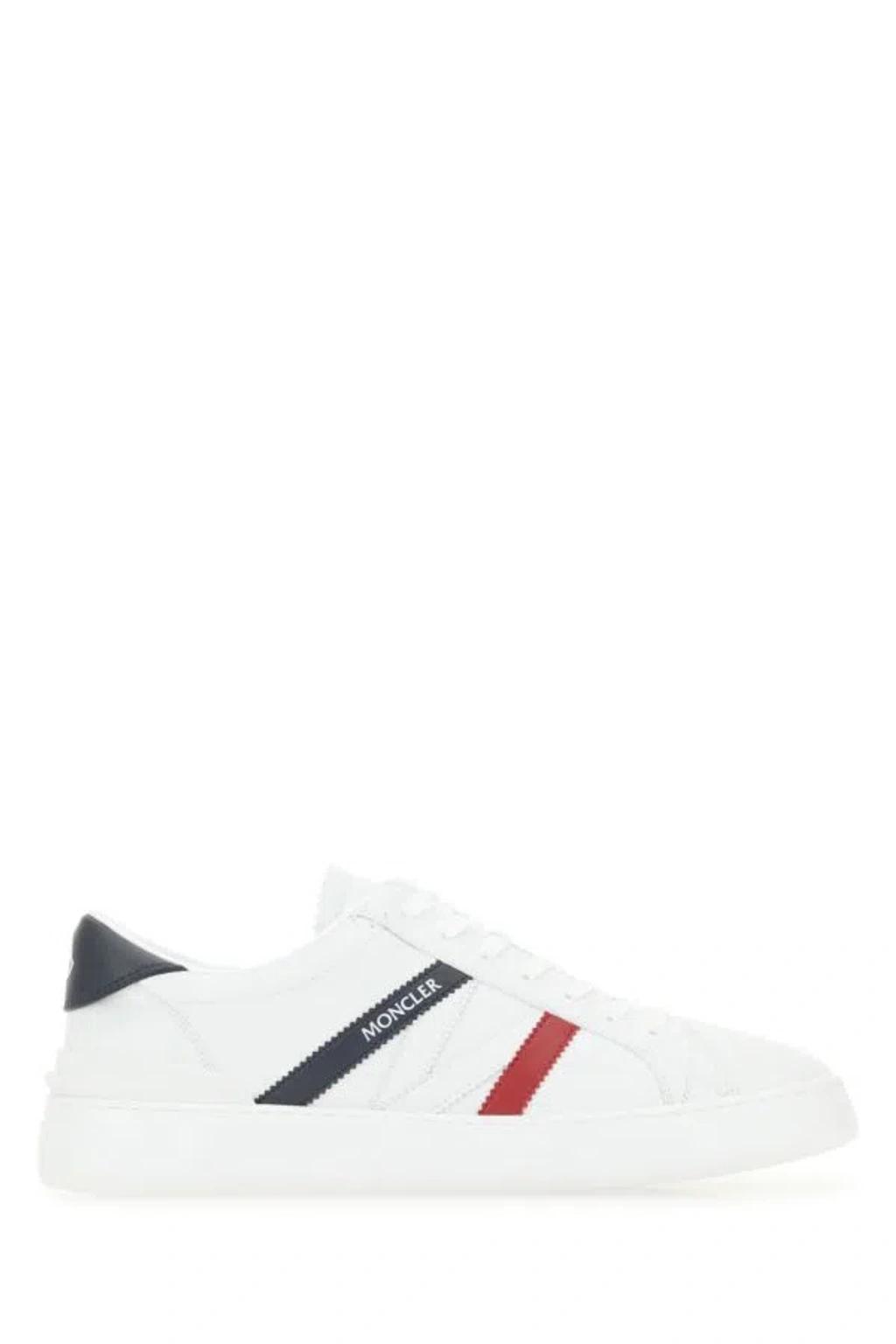 White Leather Monaco M Sneakers Product Image