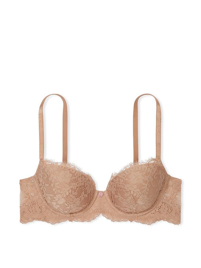 Lace Lightly Lined Classic Coverage Demi Bra Product Image