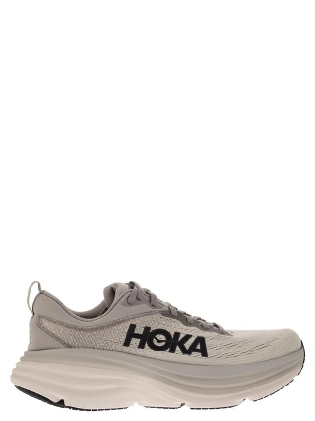 HOKA Outdoor Shoe Men Bondi 8 Sharkskin/harbor Mist Product Image