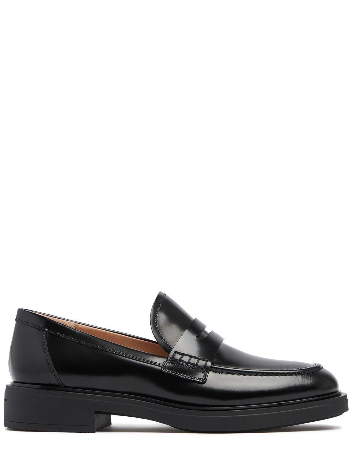 Harris 20mm Leather Loafers In Black Product Image